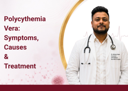 Polycythemia Vera blood disorder illustration by Dr. Adamya Gupta, Best Hematologist in Raipur.