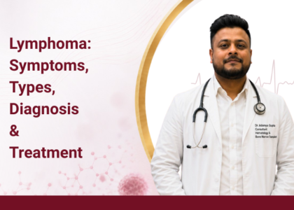 Lymphoma awareness illustration by Dr. Adamya Gupta, Best Hematologist and Blood Cancer Specialist in Raipur.